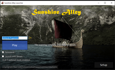 Main Launcher Screen